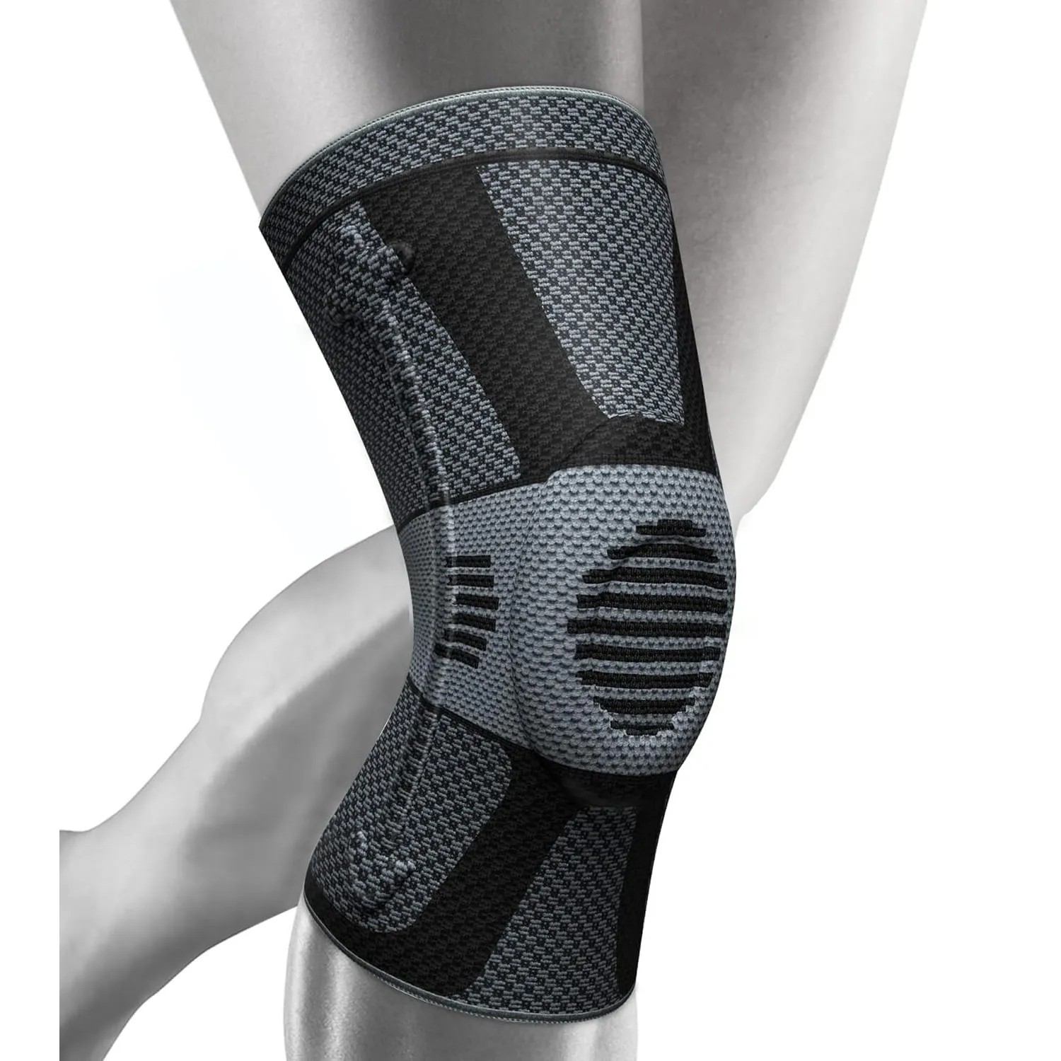 NEENCA Kniestütze, Komprimierte Kniebandage mit Patella Gel Pads & Feder Seitenstabilisatoren, Medizinischer Knieschütz…