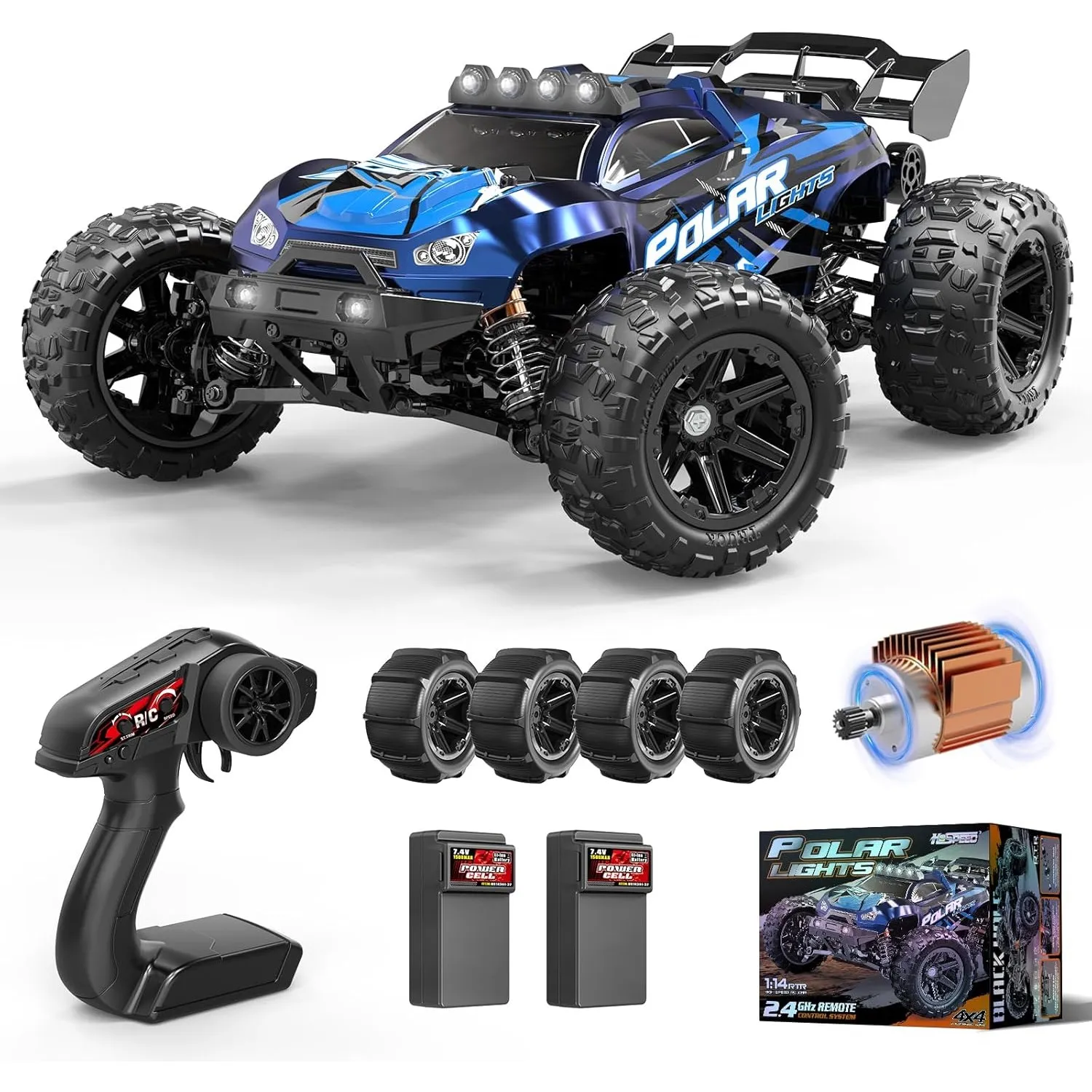 Ferngesteuertes Auto 1:14 All-Terrain RC Auto für Erwachsene & Jungen