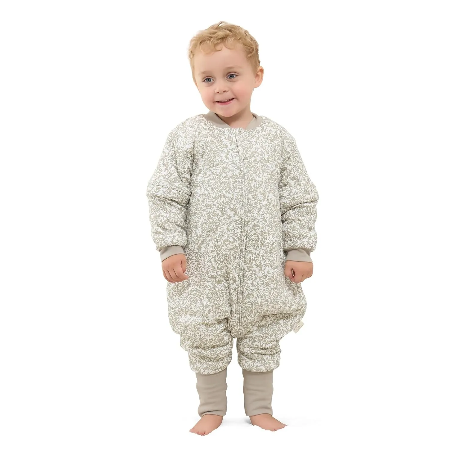 Baby Schlafsack mit Beinen Warm gefüttert winter kinder schlafsack abnehmbaren Ärmeln，Junge Mädchen Unisex Schlafanzug …