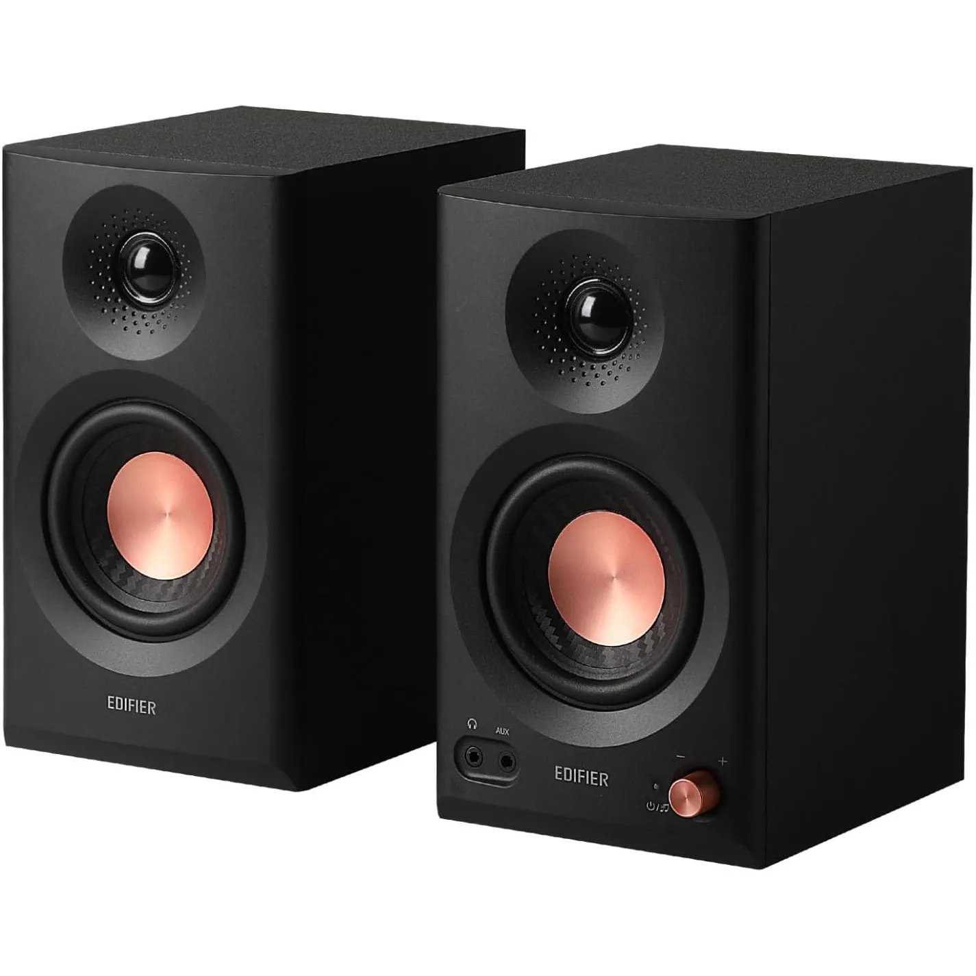 Edifier MR3 Kompakter Studio-Lautsprecher 2.0, Hi-Res Audio, Bluetooth V5.4, physische Steuerungen, RCA, AUX, Mobile Ap…