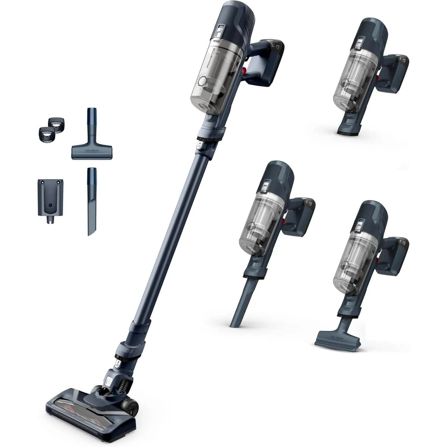 Rowenta X-Pert 6.60 Akkustaubsauger, 100W Leistung, 45 Min Laufzeit, kabellos & beutellos, LED-Bürstenkopf, sehr leicht…