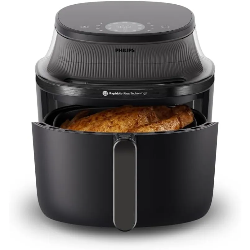 Philips Airfryer 3000 Serie Heißluftfritteuse, Schwarz, 7,2L