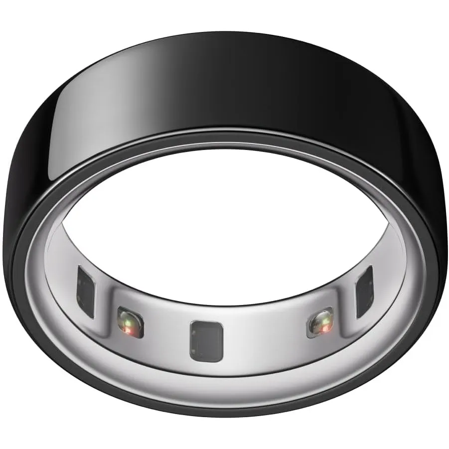Oura Ring 4 - Schwarz - Größe 14 - Smart Ring | Messen Sie zuerst mit Oura Ring 4 Sizing Kit | Sleep Tracking Wearable …