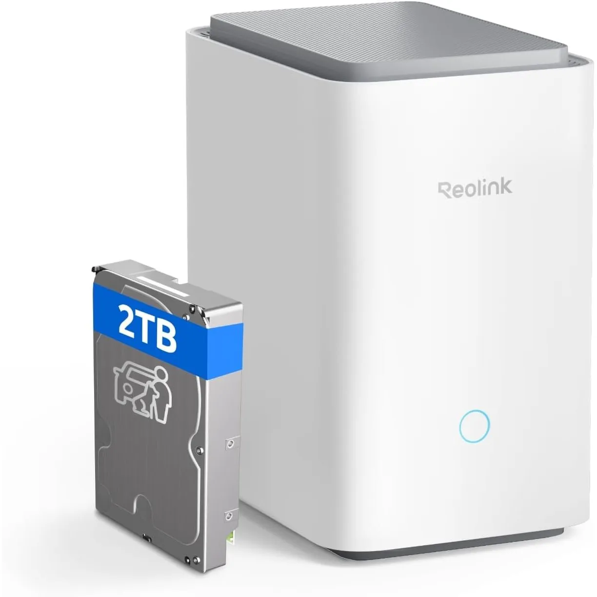 Reolink Home Hub Pro mit 2TB HDD für Überwachungskamera, 8K 16MP Live-Ansicht & Wiedergabe, 2,4/5GHz Wi-Fi 6, Verschlüs…