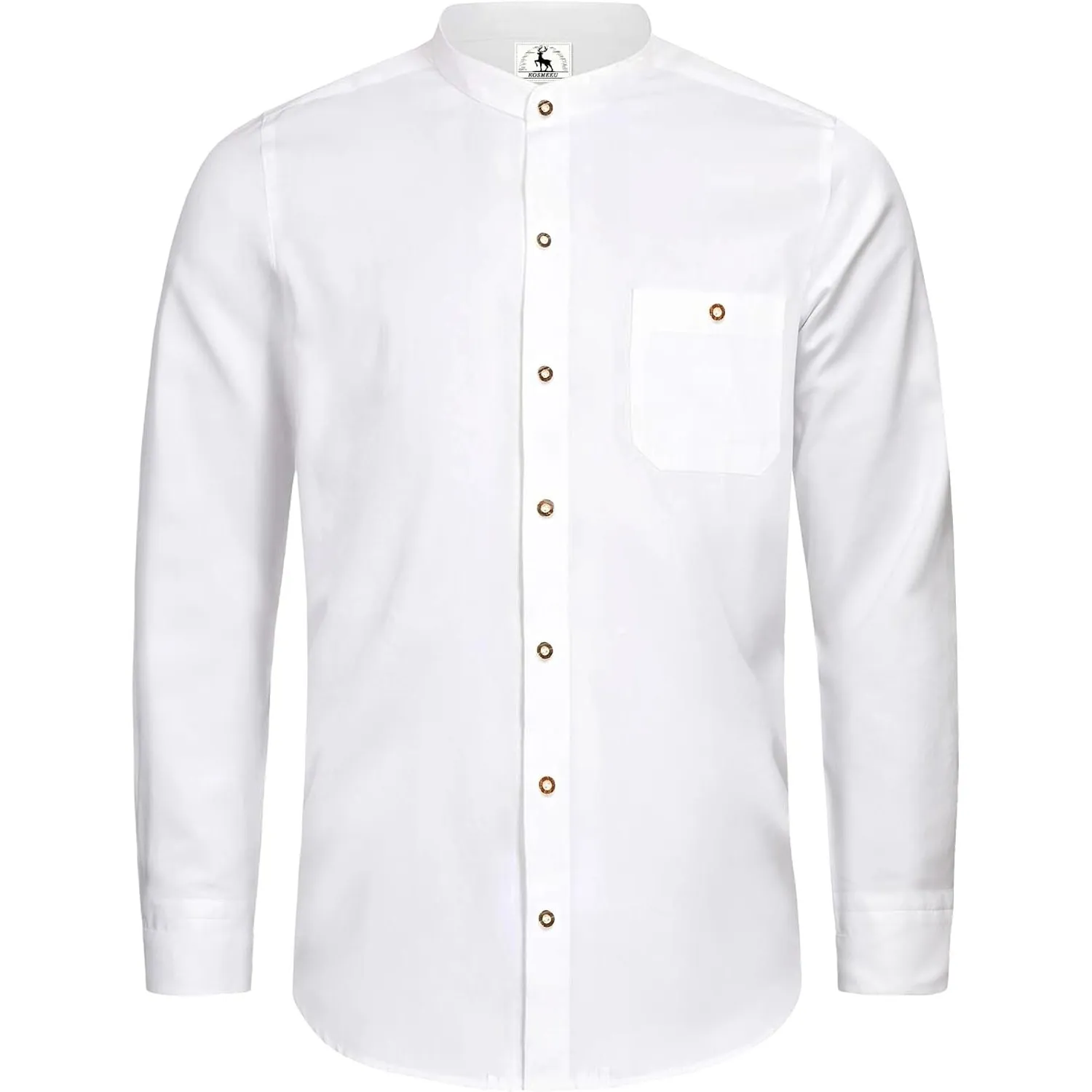 Trachtenhemd Herren Langarm Oktoberfest Outfit Trachten Hemd Baumwolle