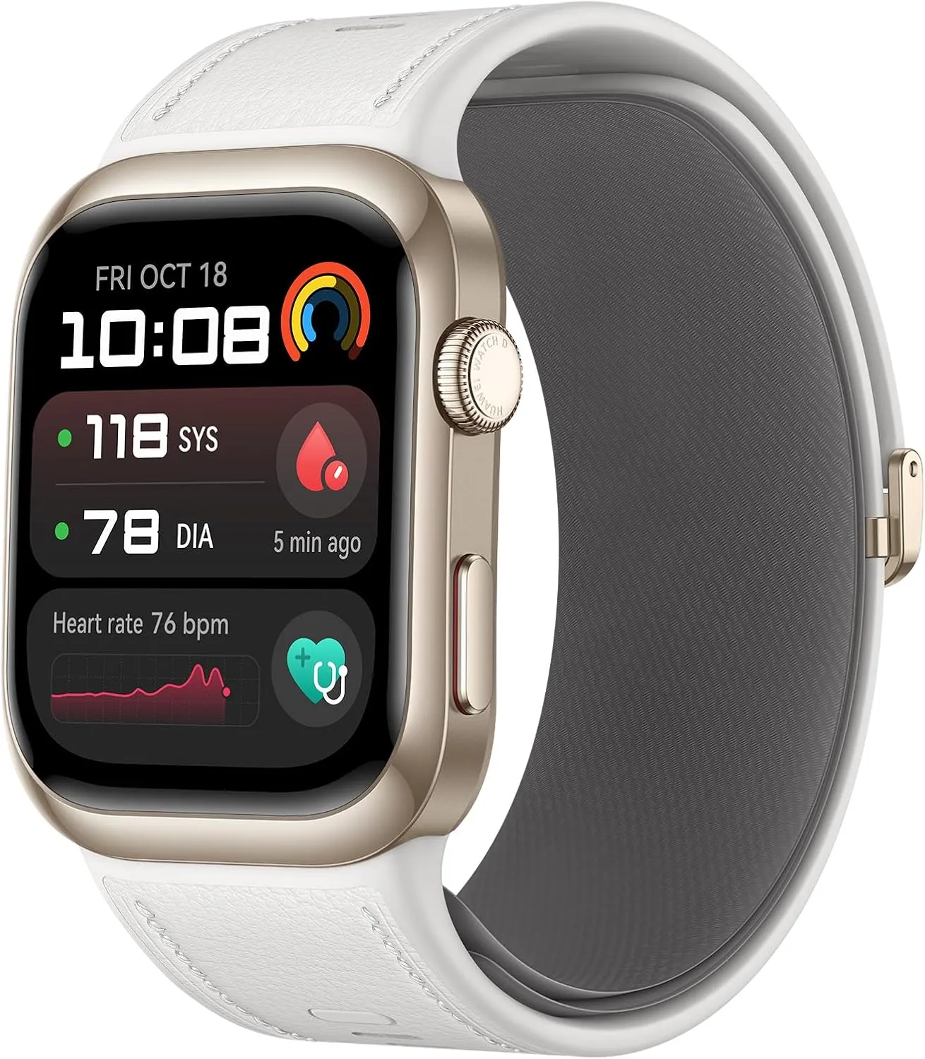 HUAWEI Watch D2 Smartwatch, 1,82" AMOLED-Display, Ambulante Blutdruckmessung, schlankes Design, EKG, smarte Lifestyle-F…