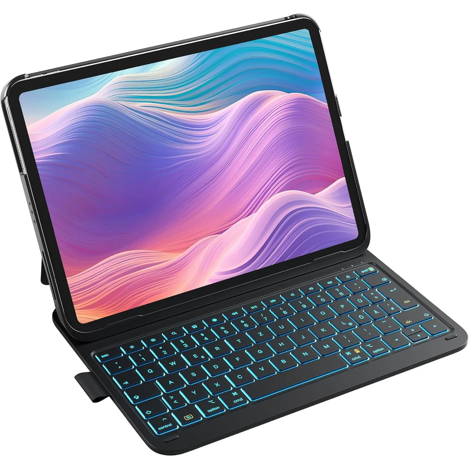 Inateck iPad 11(A16) Hülle mit Tastatur, iPad 10 Gen. Hülle mit Tastatur, für iPad Air 11" M4/ M3/M2 (2026/2025/2024),A…