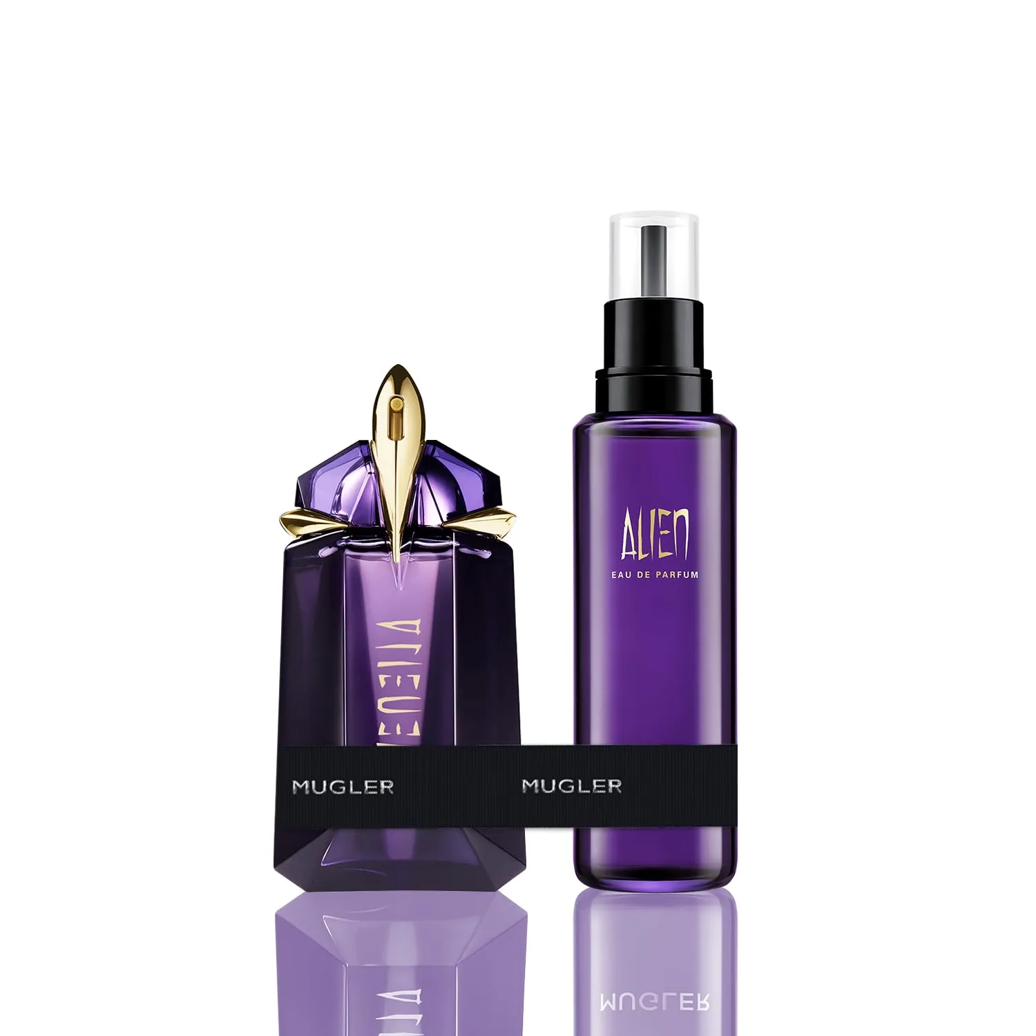 MUGLER Alien Eau de Parfum, Damen-Parfum, Amberartig, holzig und blumig
