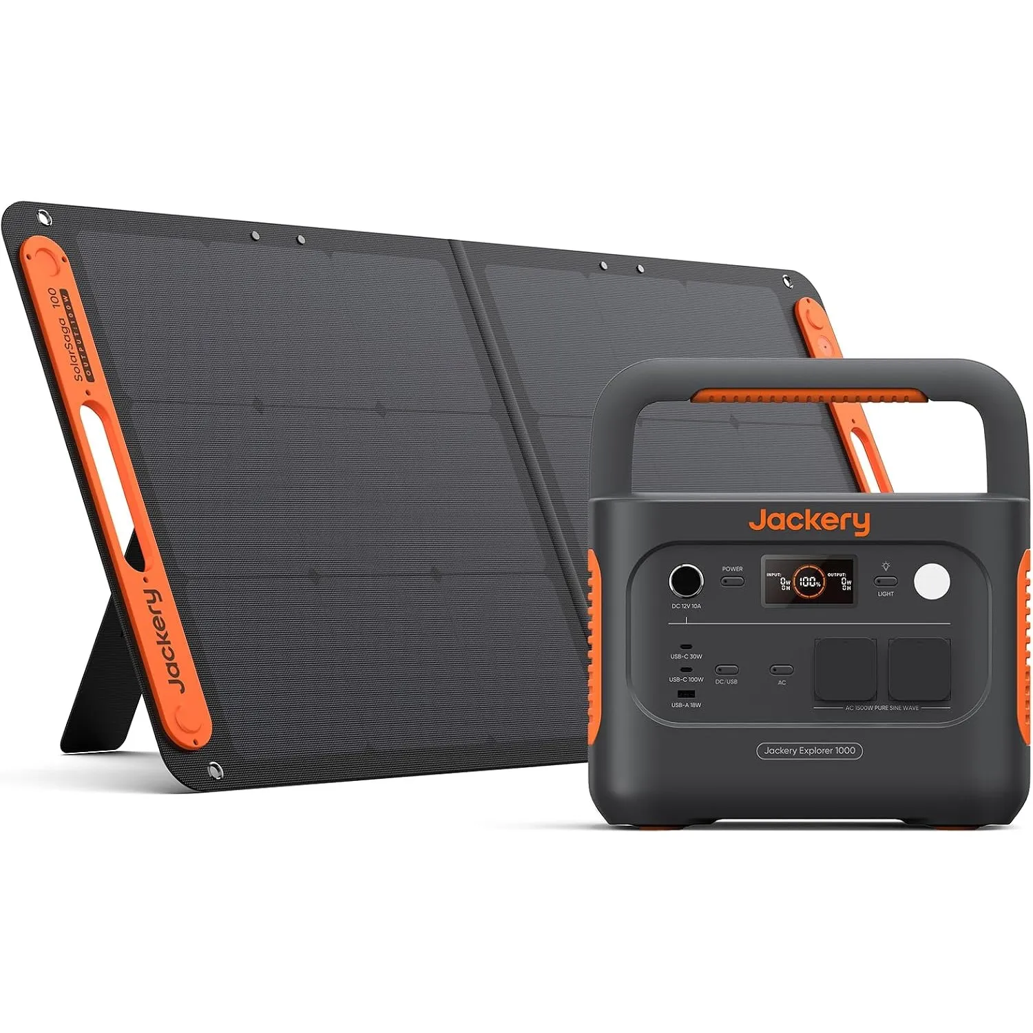 Jackery Explorer 1000 v2 Powerstation mit 100W Solarpanel