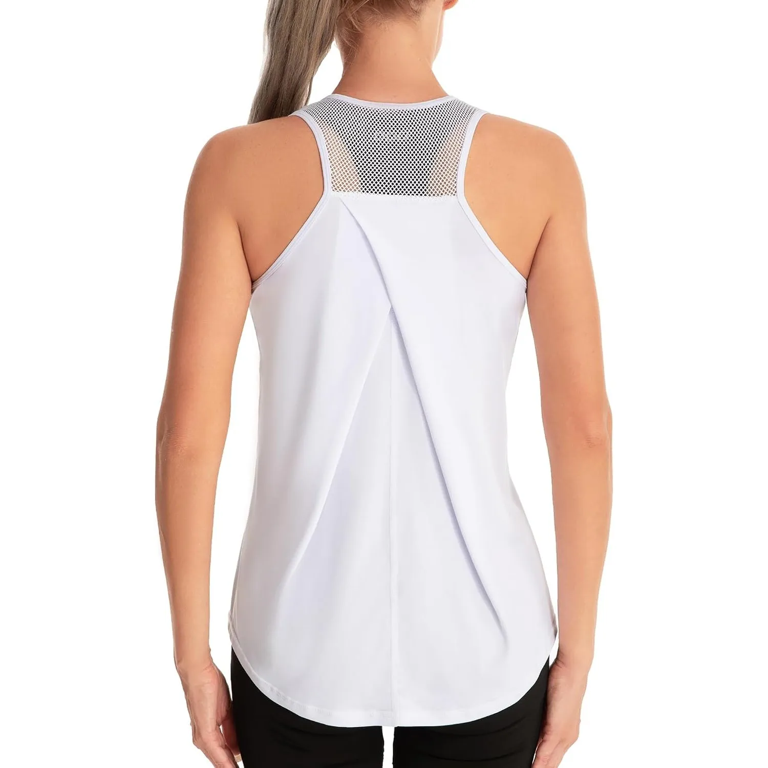 Damen Sport Tank Top Ärmelloses Leichte Fitness Top Yoga Oberteile
