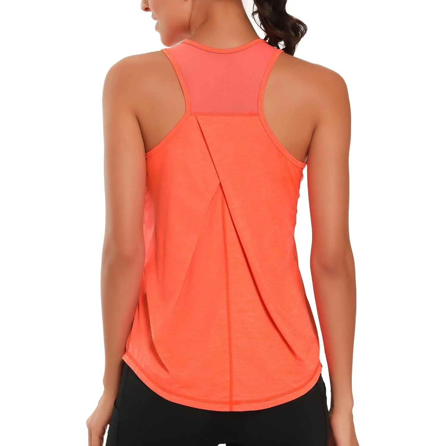 Damen Sport Tank Top Ärmelloses Leichte Fitness Top Yoga Oberteile