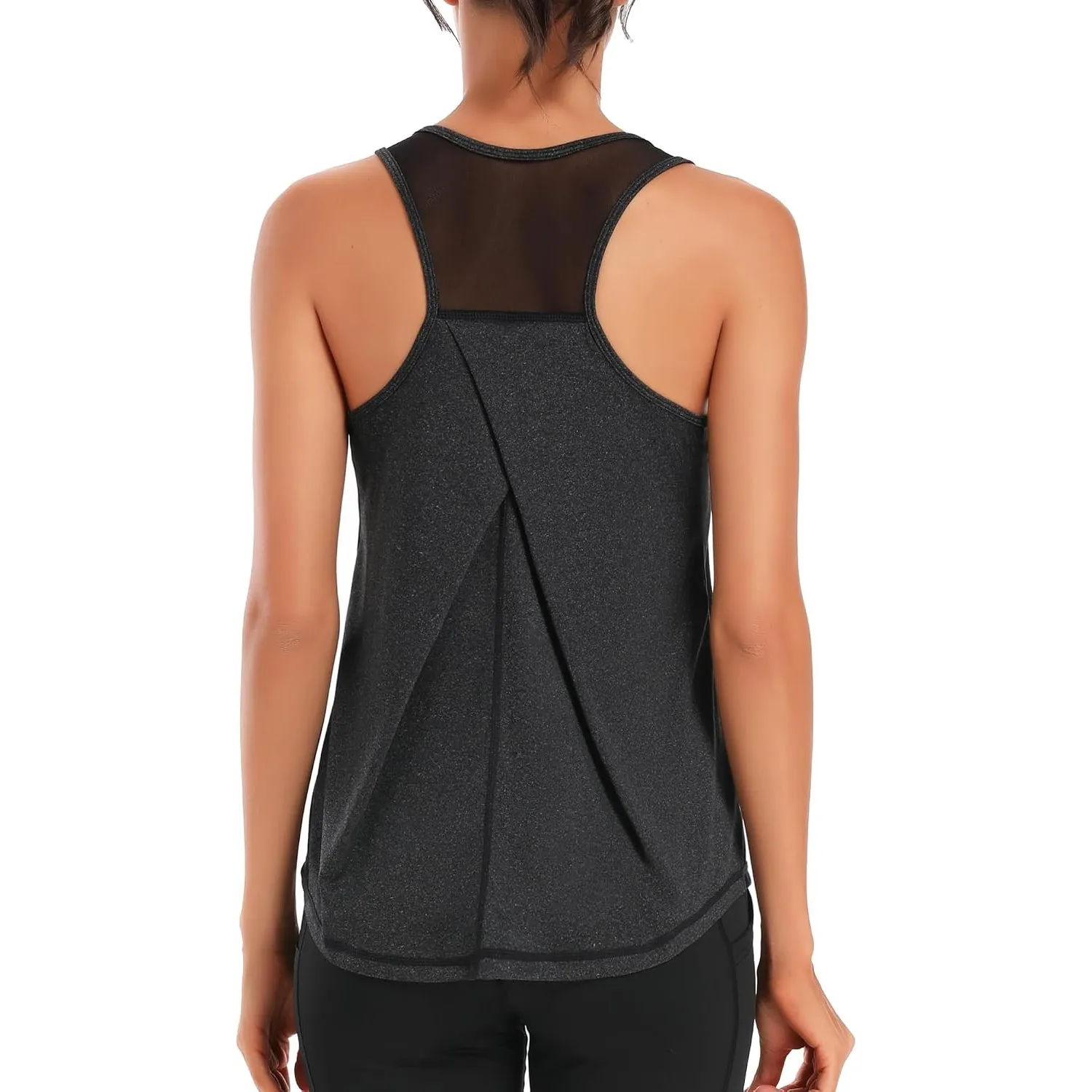 Damen Sport Tank Top Ärmelloses Leichte Fitness Top Yoga Oberteile