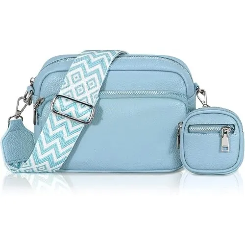 GASSDA Umhängetasche Damen Kleine Handtasche Damen PU Leder Crossbody Bag Moderne Taschen mit Abnehmbarem Schultergurt