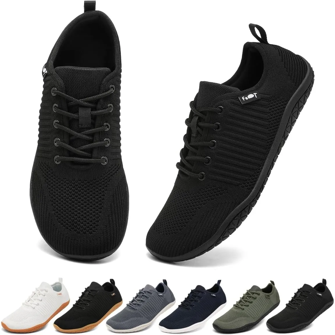 Geweo Barfußschuhe Herren Damen Breiter Zehenbox Zero Drop Sneaker Gr.37-47