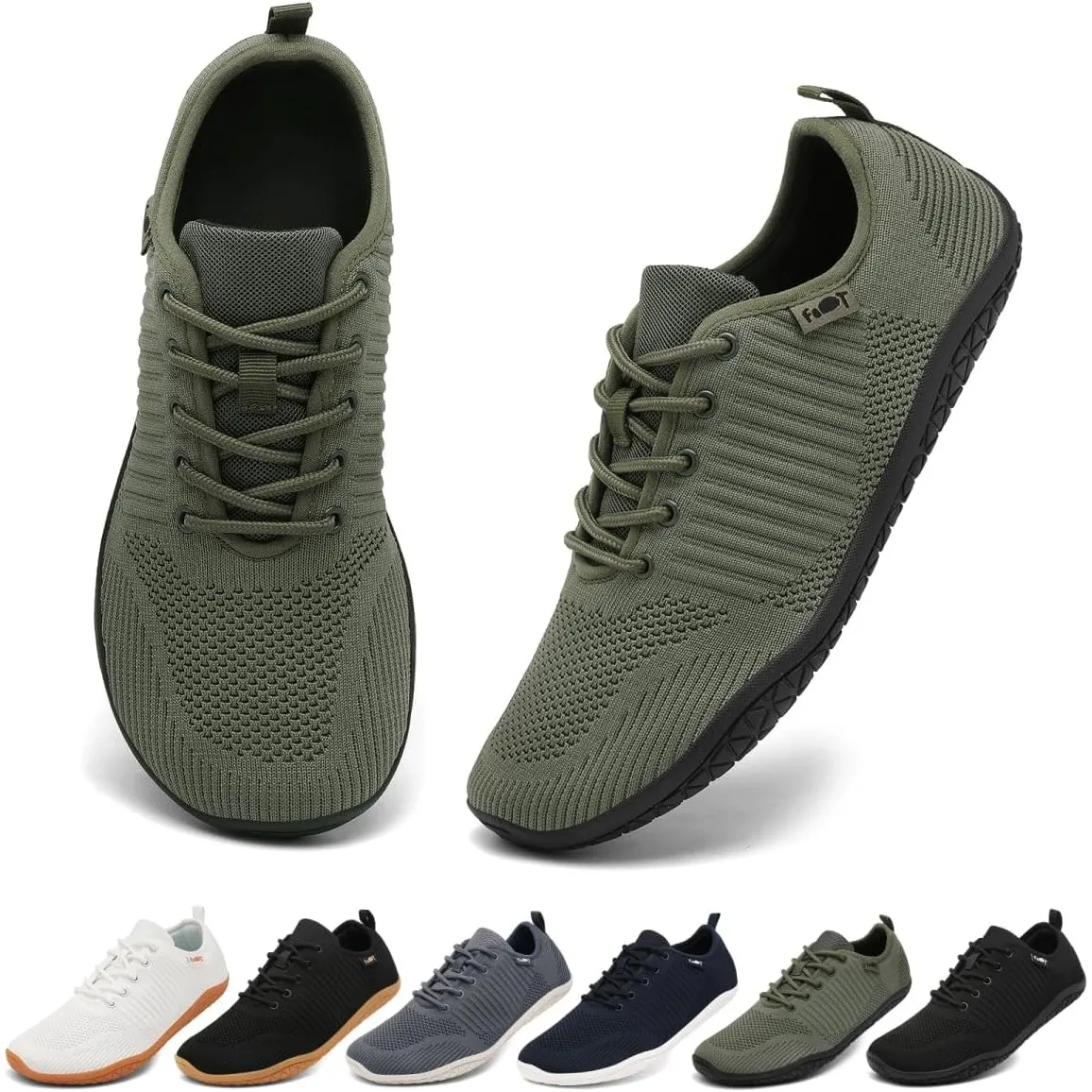 Geweo Barfuss Schuhe Damen Herren Barfußschuhe Laufschuhe Barfuß Sneaker Breite Zehenbox Zero-Drop Sohle Leicht Atmungs…