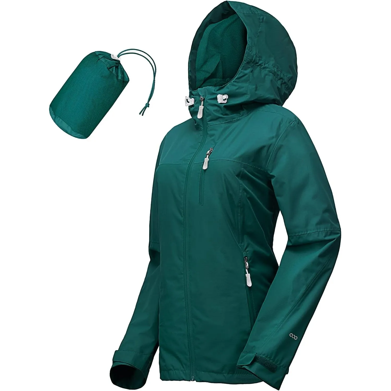 33,000ft Regenjacke Damen Wasserdicht Packbar Fahrradjacke Übergangsjacke
