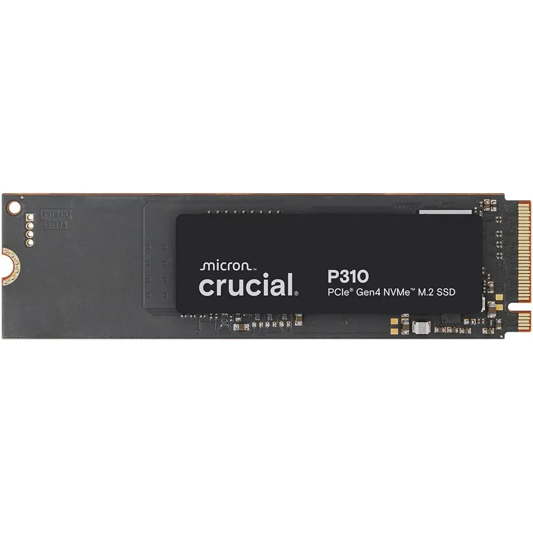Crucial P310 SSD 1TB M.2 2280 PCIe Gen4 NVMe, bis 7.100 MB/s, für Laptop, Desktop PC & Handheld Spielekonsolen, Interne…