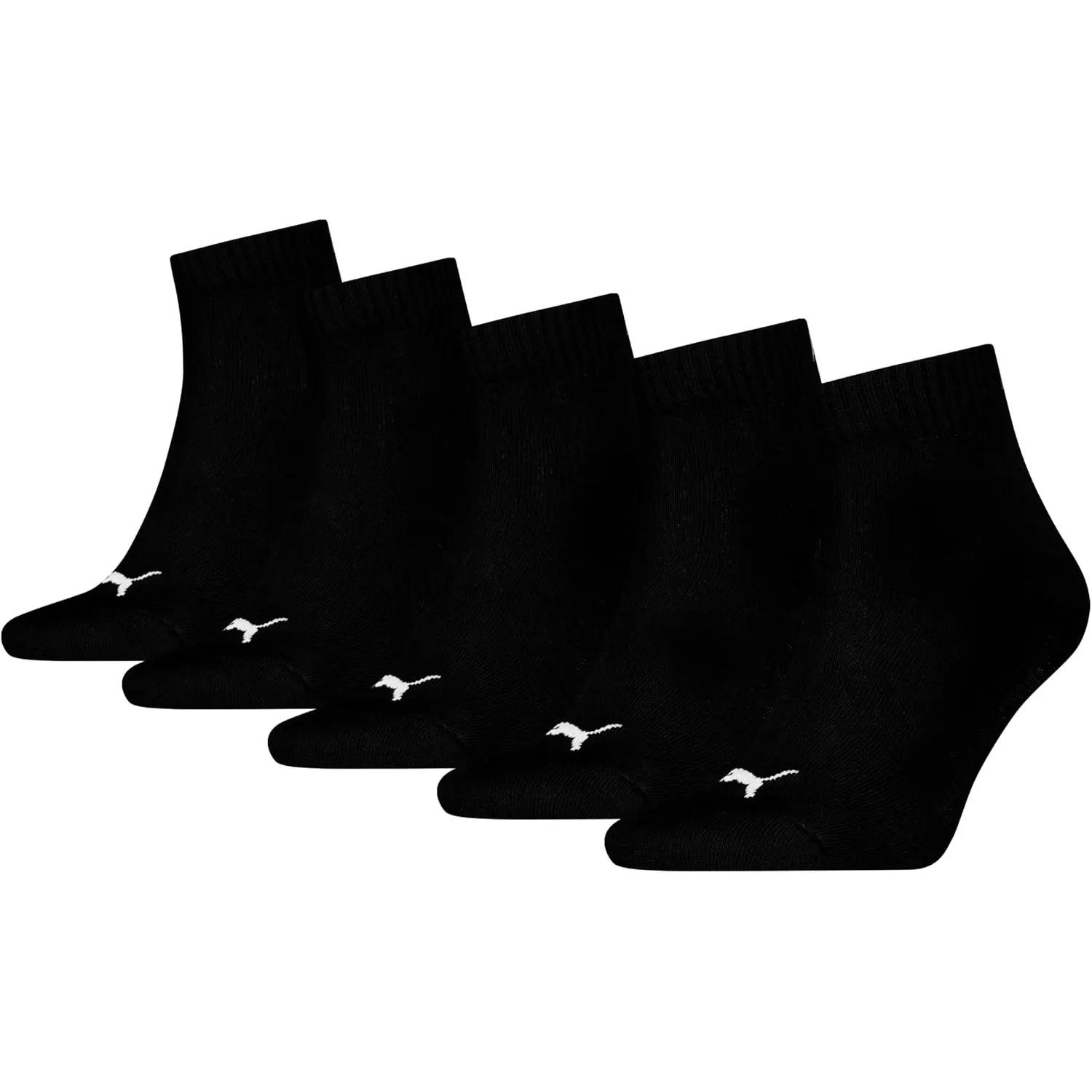 PUMA Unisex Quarter Socken 5er-Pack