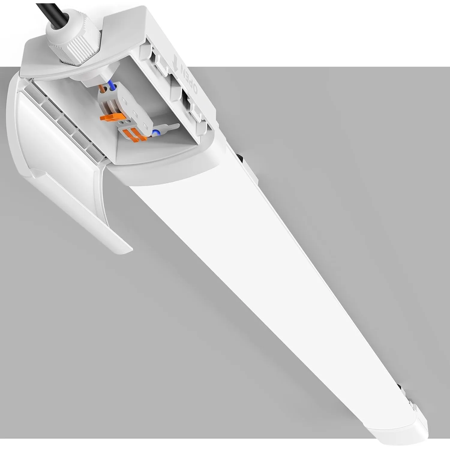 ANTENLICHT LED Feuchtraumleuchte 120CM mit 36W 3960Lumen Kaltlweiß 5000k, Einfache Montage Wannenleuchte Flach Deckenle…