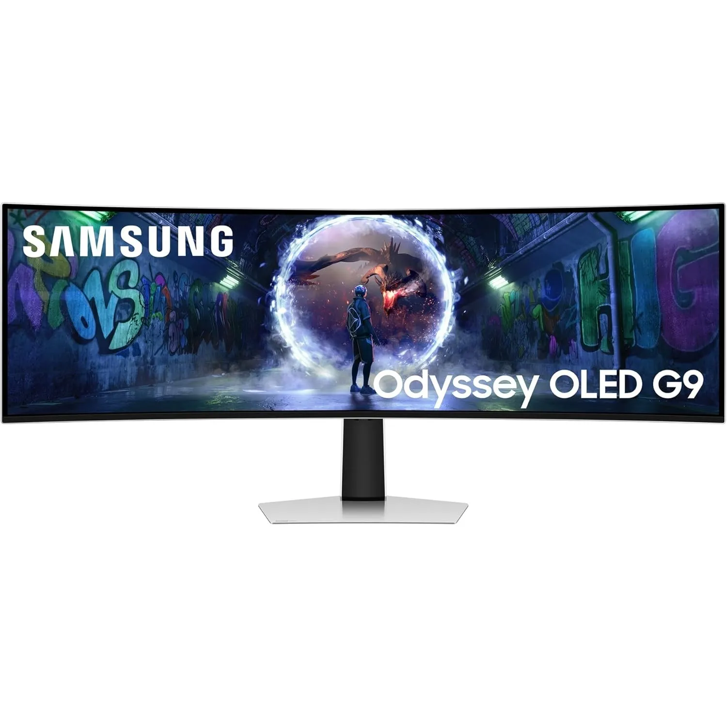 Samsung 49 Zoll Odyssey OLED G9 G93SD, DQHD (5.120 x 1.440), Gaming Monitor, PC Bildschirm, 240 Hz, OLED Glare Free, 0,…