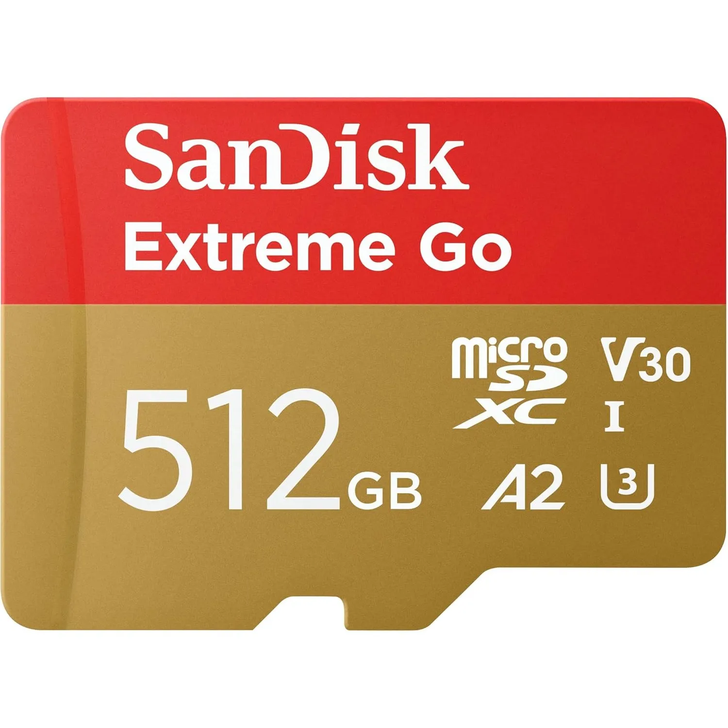 SANDISK 512GB Extreme Go Micro SDXC Karte (Für Android Smartphones und Tablets, Action Cams, Drones, UHS-I, bis zu 200 …