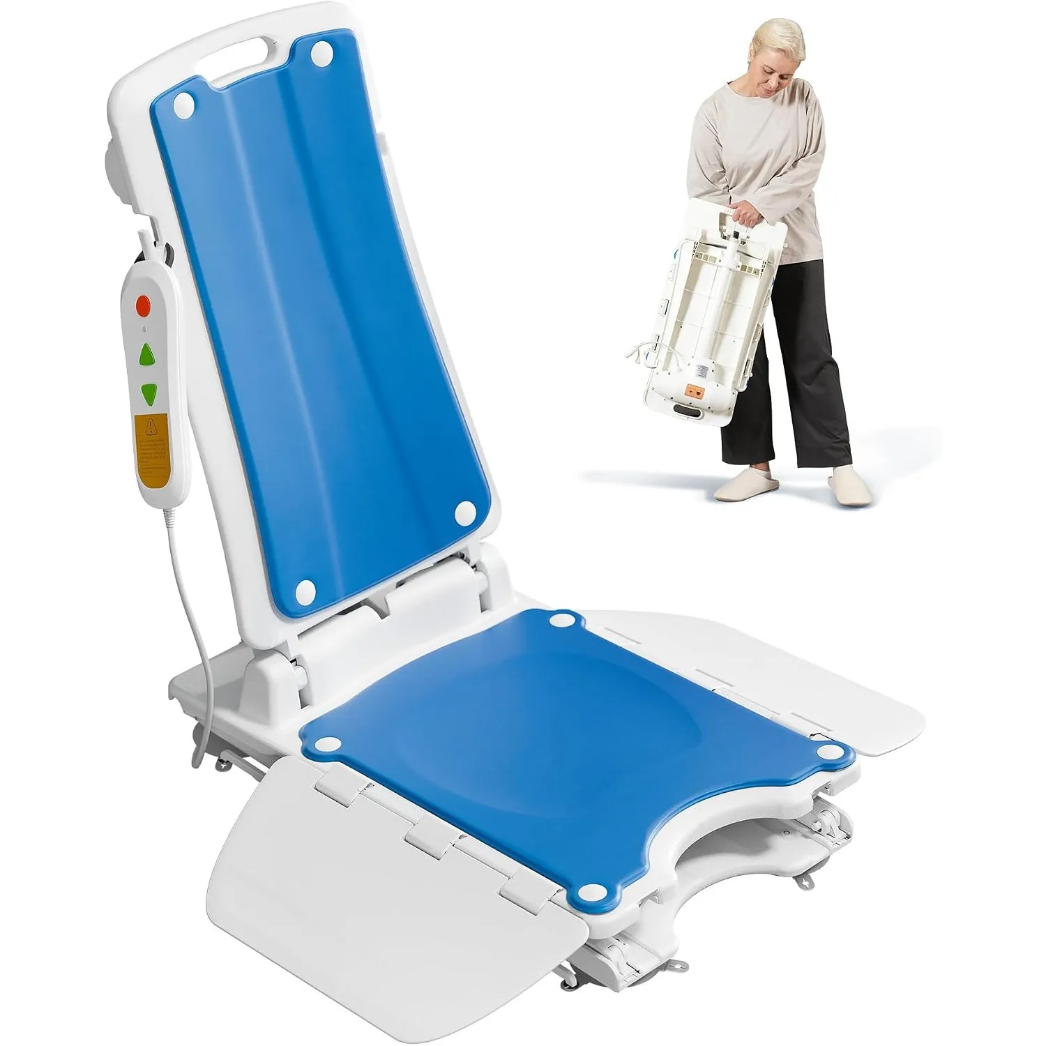 VOCIC AX07 Elektrischer Badewannenlift, höhenverstellbar bis 48 cm