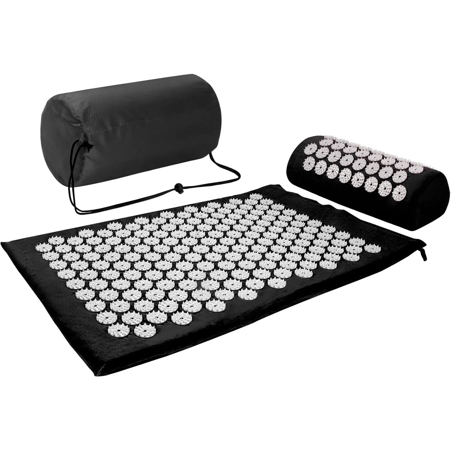 Akupressurmatte, Akupunktur matte, Akkupressmatte mit Kissen, Akkupressurmatte, Massagematte, Acupressure mat, Nadelkis…
