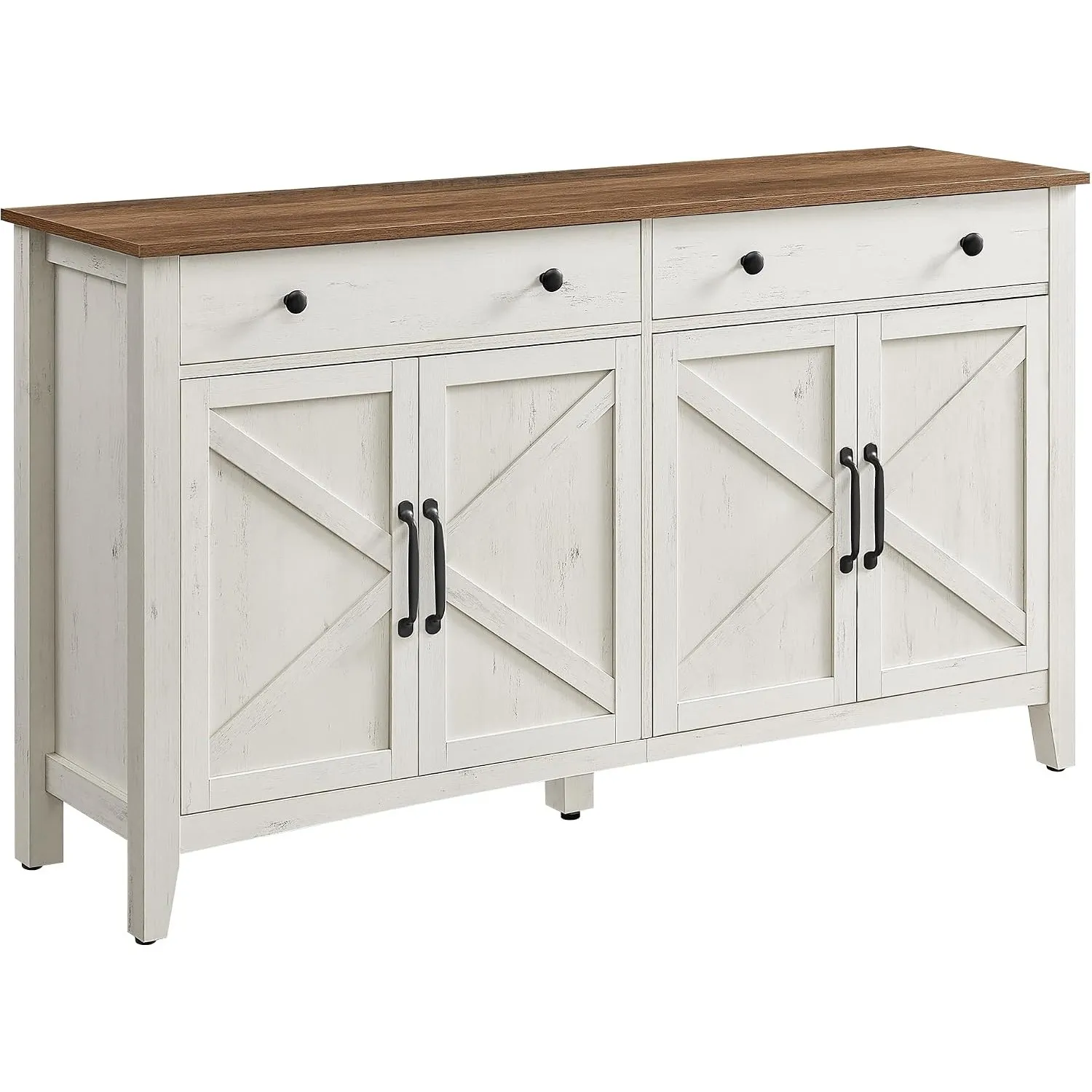 VASAGLE Küchenschrank mit 2 Türen, Sideboard