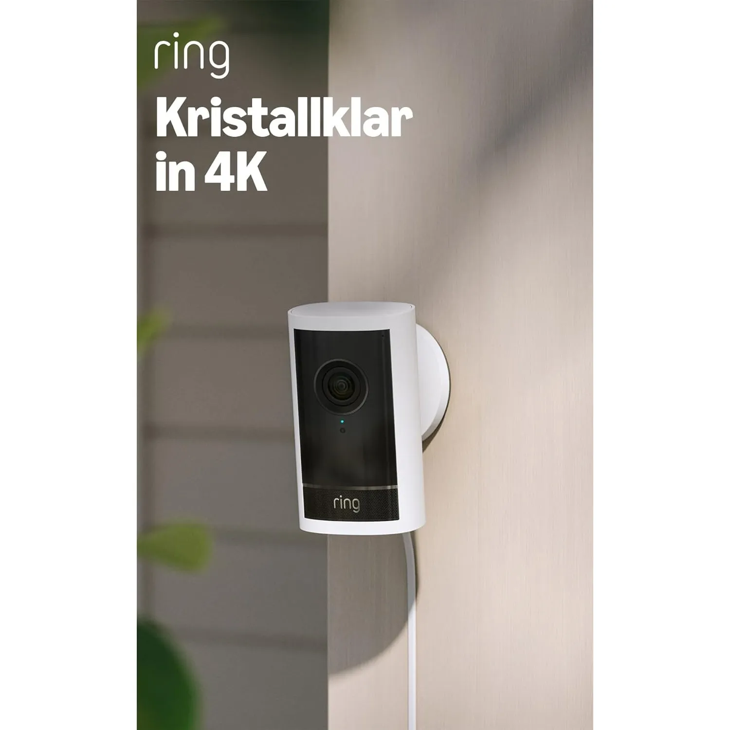 Ring Außenkamera Pro mit Netzstecker (Outdoor Camera Pro, neueste Generation), für dein Zuhause oder Unternehmen, Siche…