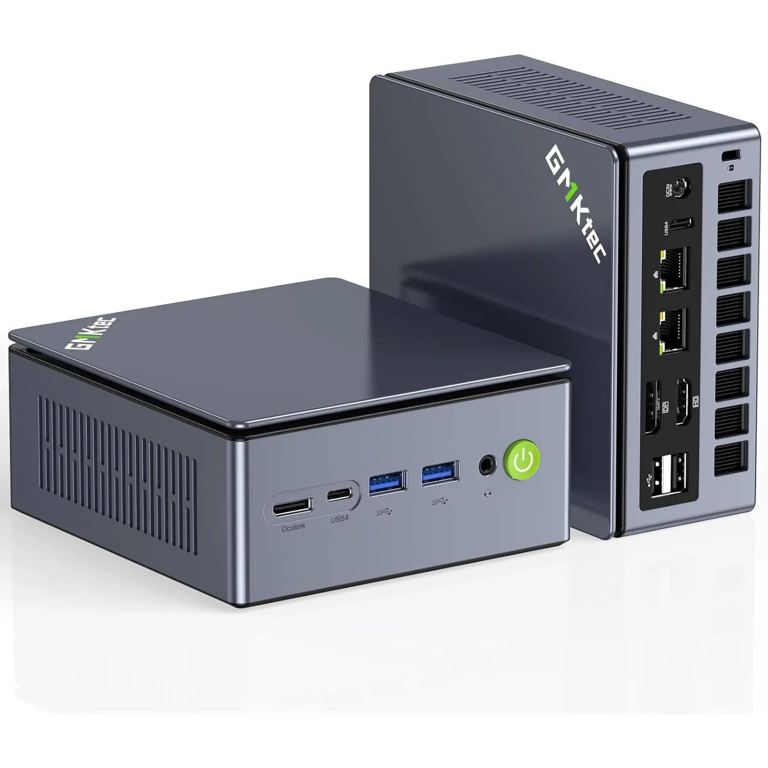 GMKtec Dual 2,5G LAN Mini-PC für Gaming, M7 Ultra Ryzen 7 PRO 6850U, 32GB DDR5 4800MHz RAM+1TB PCIe3.0 SSD,Oculink Micr…