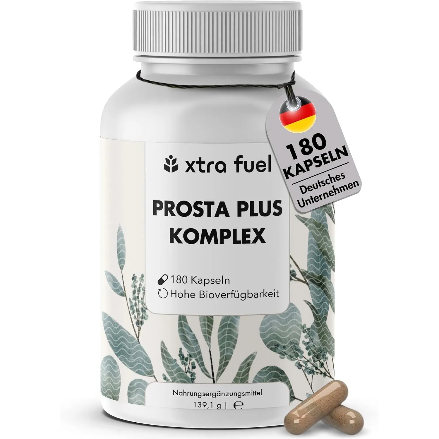 Prosta Plus Komplex - 180 Prostata Kapseln - hochdosiert & laborgeprüft