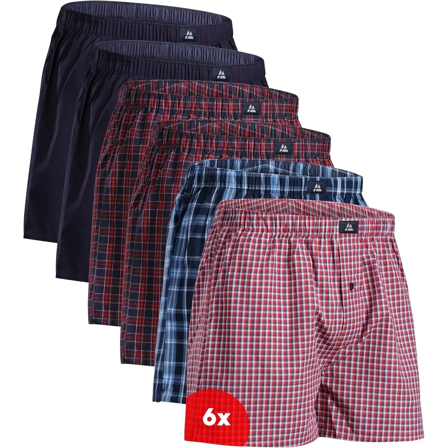 DANISH ENDURANCE American Boxershorts (4er | 6er Pack), 100% Bio-Baumwolle Herren Boxershorts, Weich, Atmungsaktiv, für…