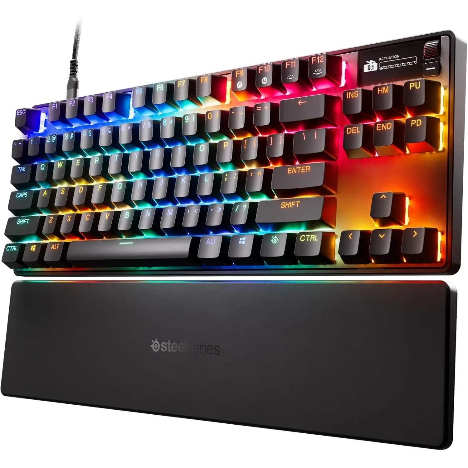 SteelSeries Apex Pro TKL Gen 3 - Gaming Keyboard - Hall Effect Switches; OmniPoint 3.0 - Adjustable Actuation - Game-Re…