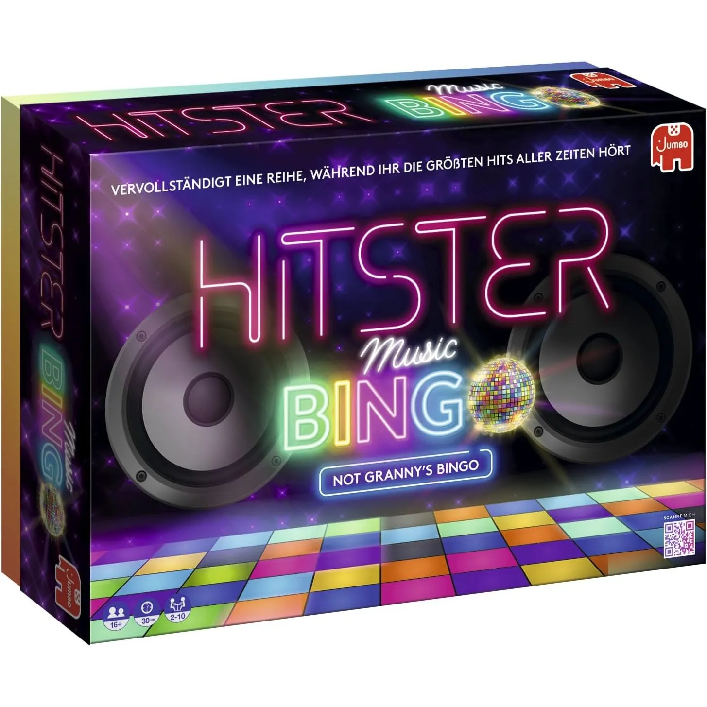 Hitster Bingo Musik-Brettspiel, Für Spielabende, Partys und Familienspaß
