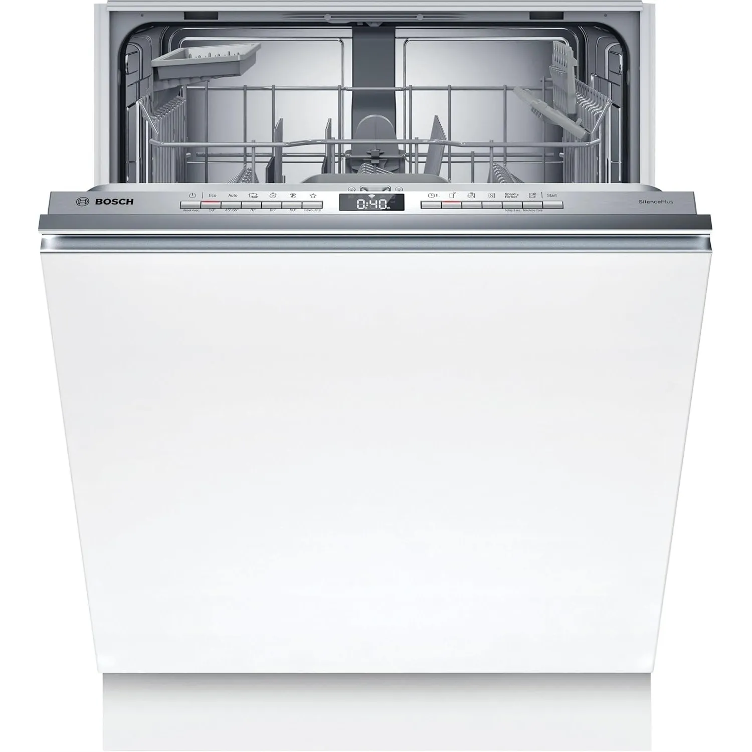 Bosch SMV4ETX08E, Serie 4, Smarter Geschirrspüler Vollintegriert 60 cm, Besteckkorb, Spülmaschine mit Programmassistent…