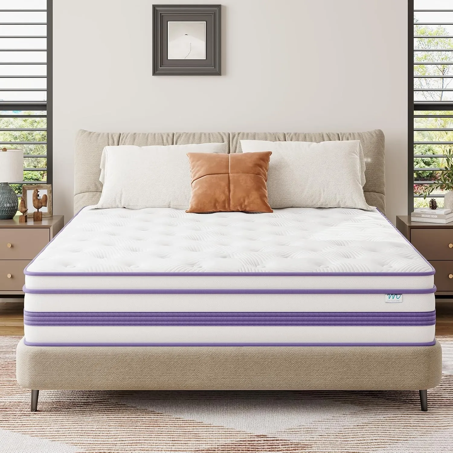 140x200 cm Matratze, 30 cm Höhe, H3, Oeko-TEX Zertifiziert, Gel Memory Foam Hybrid, Taschenfederkern, Atmungsaktiv, Mit…