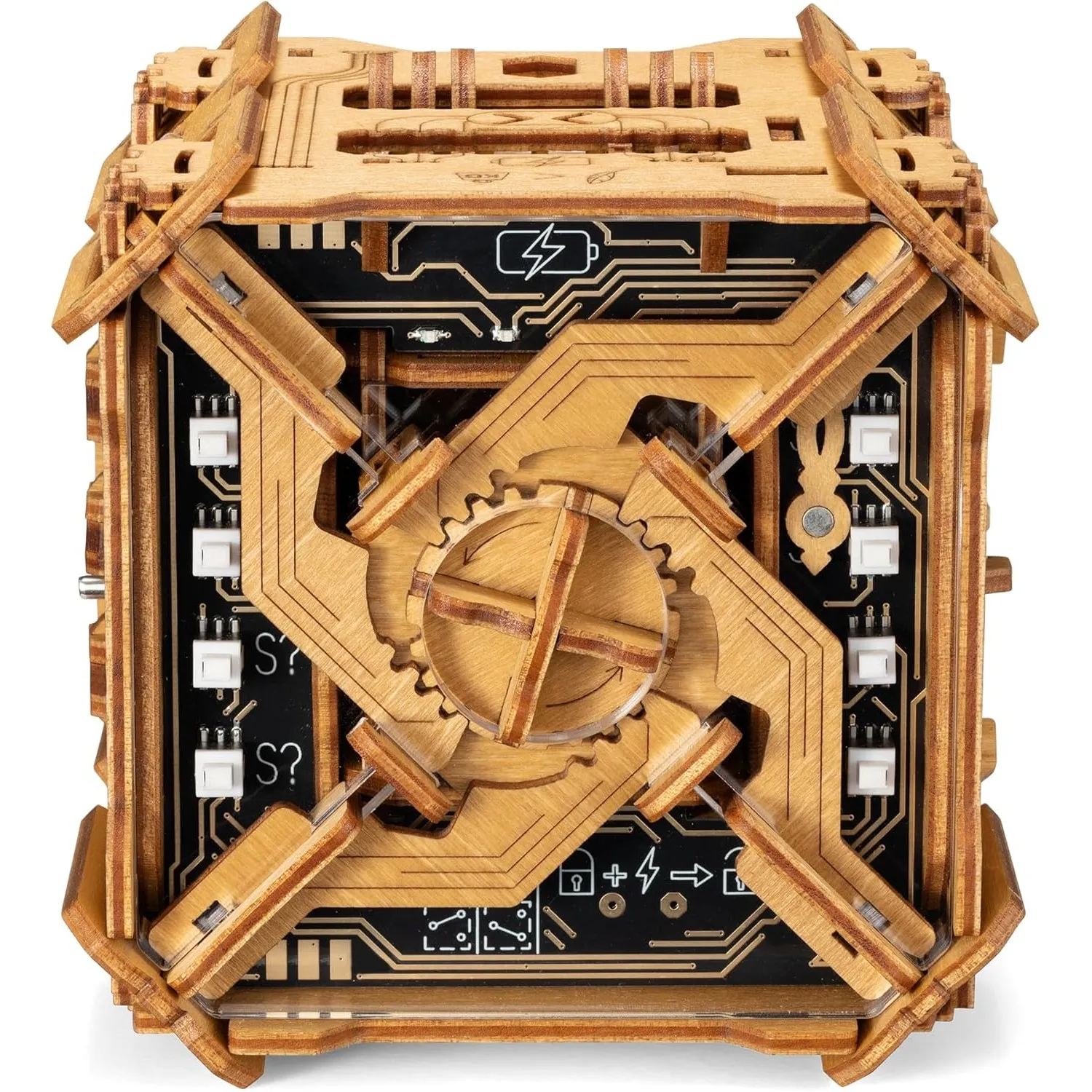 PUZZLE POTATO Tesla Puzzle Box - Escape Room Spiel mit Elektronischen Rätseln - Puzzlebox - Knobelspiel für Erwachsene …