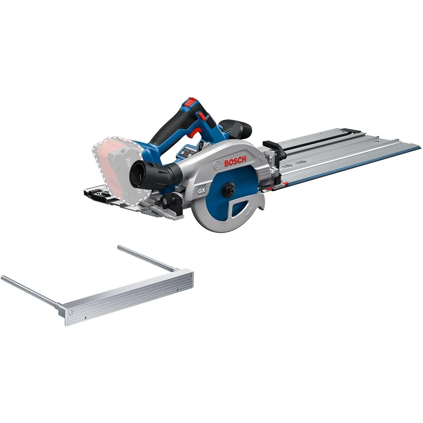 Bosch PRO 18V System Akku-Kreissäge GKS 18V-57-2 GX (inkl. Parallelanschlag, FSN 440, ohne Akku/Ladegerät)