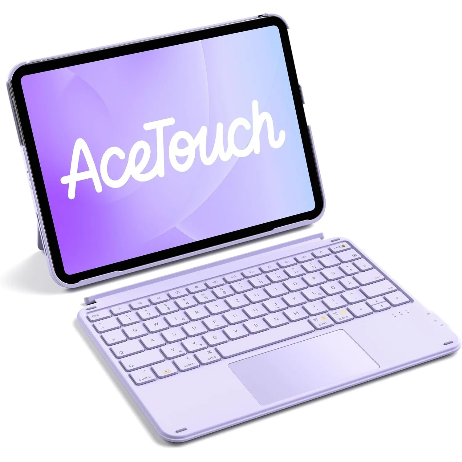Inateck Hülle mit Tastatur für iPad 11(A16)/10. Gen, Ultraleicht 450g