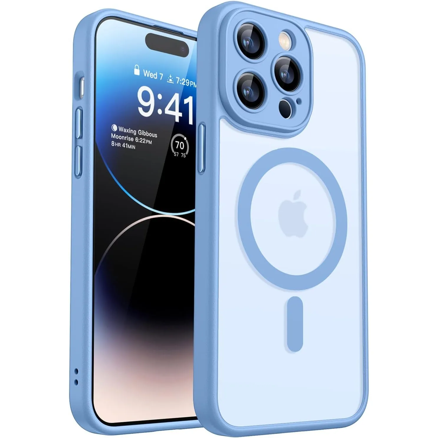 CANSHN 2024 Neu für iPhone 14 Pro Max Hülle mit Kameraschutz für Magsafe (TOP Militärschutz & Magnetkraft) Extrem Haltb…