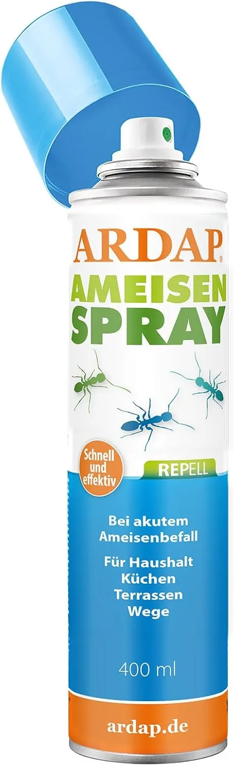 ARDAP Repell Ameisenspray 400ml - Ameisenspray außen & gegen Ameisen im Haus - Mittel gegen Ameisen - Ameisenmittel - A…