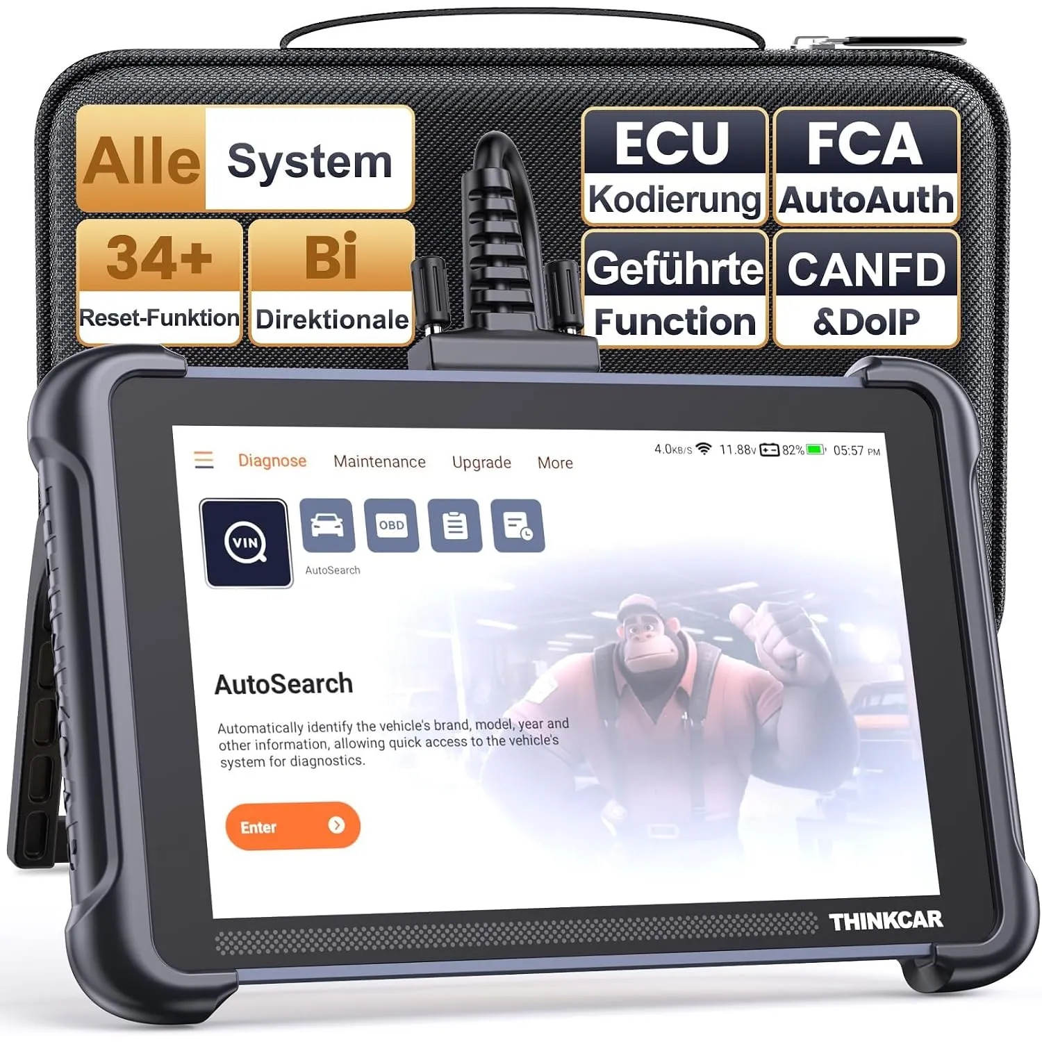 THINKCAR OBD2 Diagnosegerät, ThinkScan 689 Diagnosegerät Auto