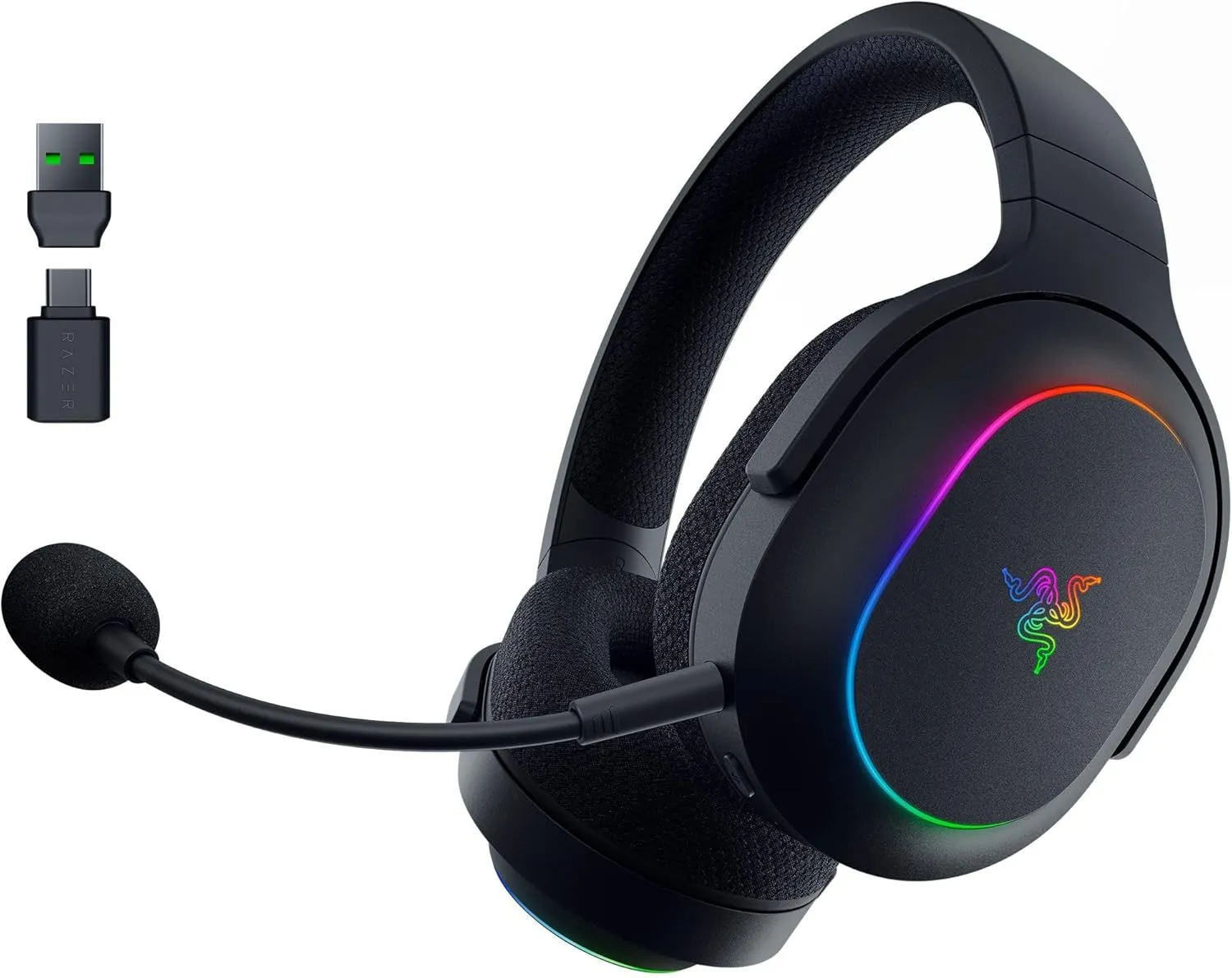 Razer Barracuda X Chroma - kabelloses Multiplattform-Gaming-Headset mit 6 Zonen Chroma RGB (SmartSwitch Hyperspeed & Bl…