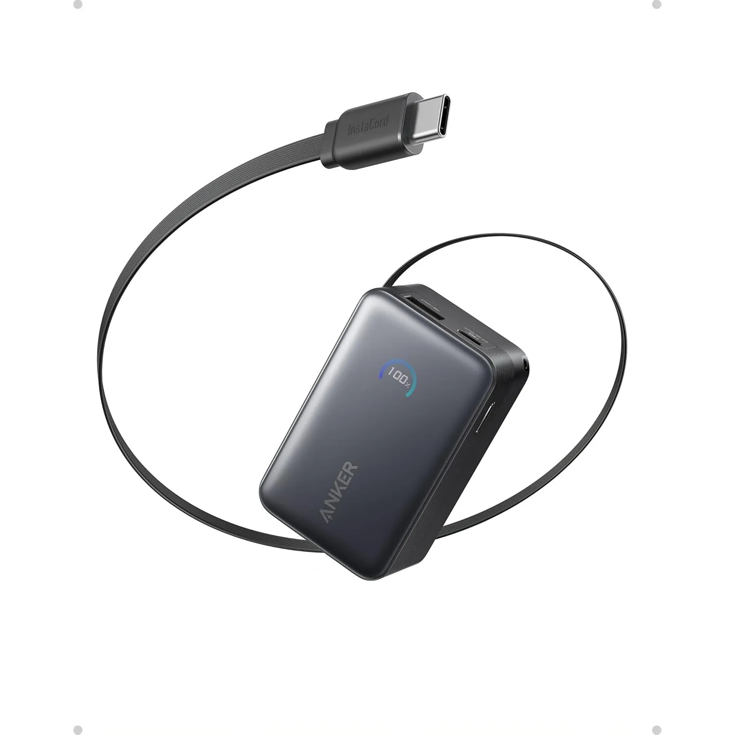 Anker Nano kompakte Powerbank 10000mAh 45W mit 70cm Einzugskabel