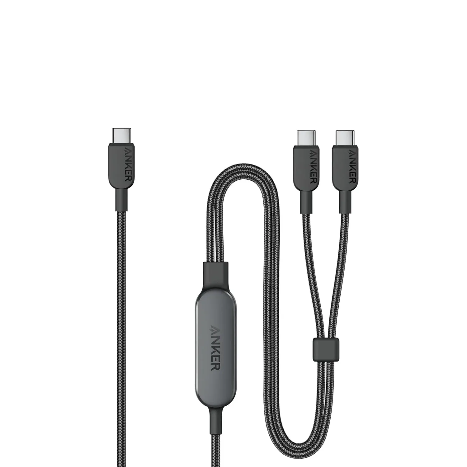 Anker 140W 2-in-1 USB-C Kabel robustes Flecht-Design [1,8m]