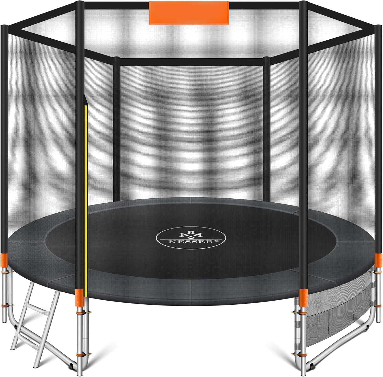 KESSER Outdoor Trampoline Diameter 244/305/366/427 cm Garden Trampoline Children's Trampoline Complete Set + Safety Net…