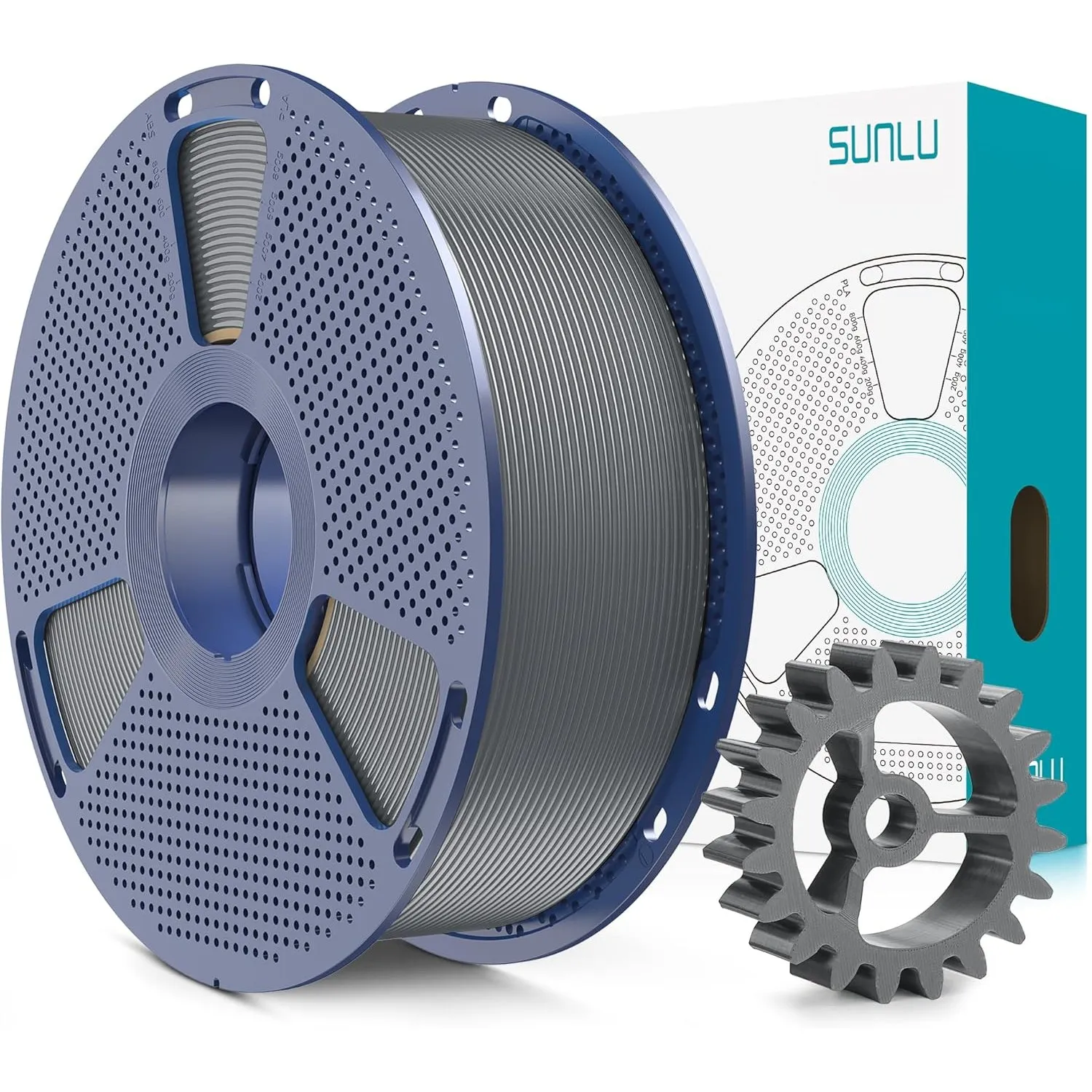 SUNLU PLA+2.0 Filament 1.75mm, Upgrade PLA Plus 3D Drucker Filament, Stärker und robuster, High Speed PLA+ Filament, Ma…
