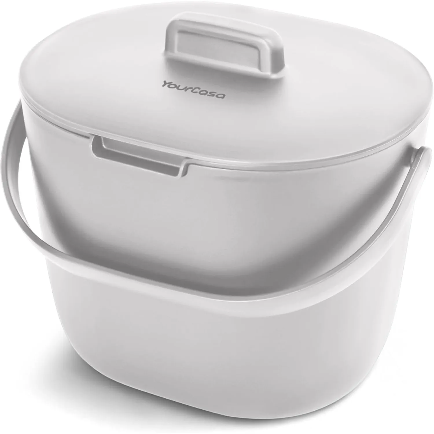 YourCasa Biomülleimer Küche 3,6L - Komposteimer für alltäglichen Biomüll Behälter Spülmaschinenfest - Geruchsdicht mit …