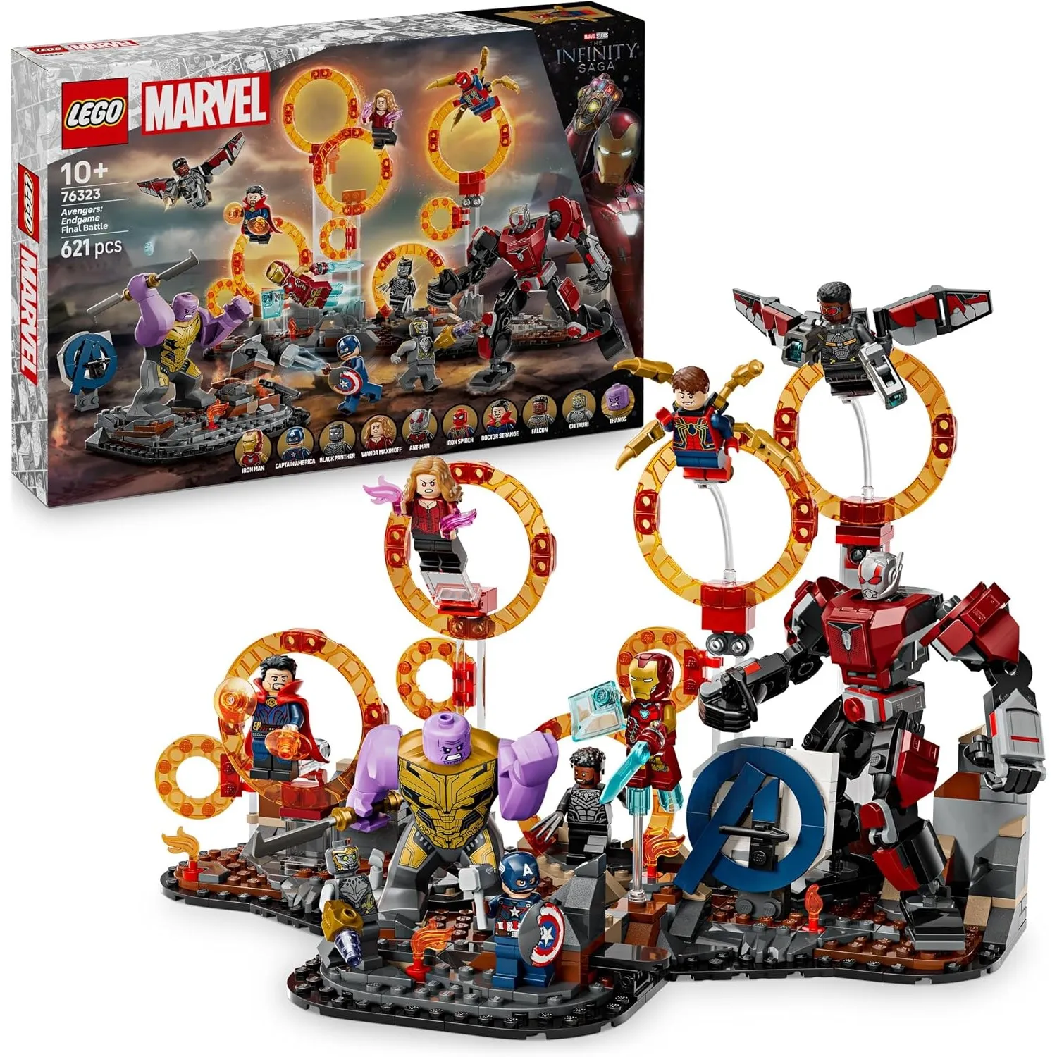 LEGO ǀ Marvel Avengers: Endgame Letzter Showdown - Bauspielzeug mit 10 Minifiguren, darunter Captain America, Iron Man,…