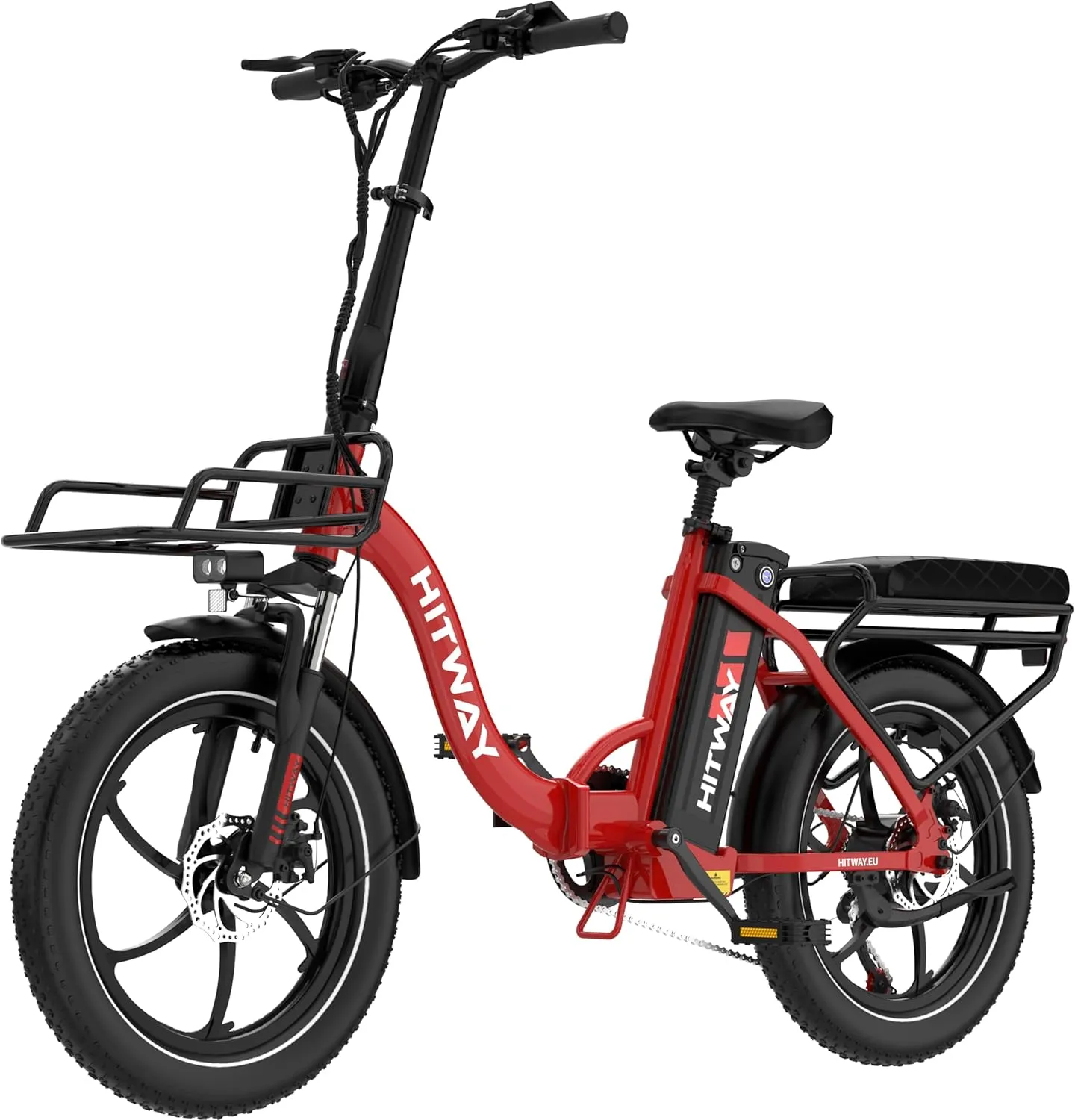HITWAY E Bike, Ebike mit 250W Motor, Elektrofahrrad 20 Zoll, E-Bike mit 70-150km Reichweite, 7-Gang, APP-Steuerung, fal…